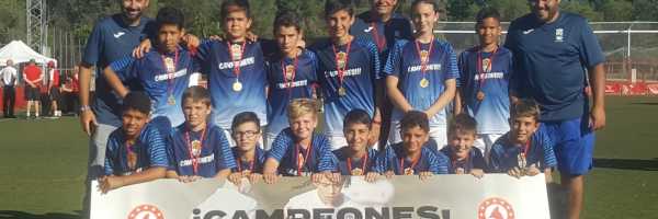 Gran actuación del equipo alevín de la Escuela Municipal de Fútbol de Sotillo, subcampeón autonómico de la Comunidad de Madrid