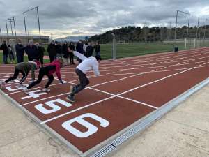 Inaugurada oficialmente la nueva pista de atletismo municipal de Sotillo